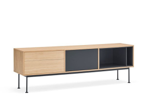 Шкаф для телевизора из шпона и МДФ