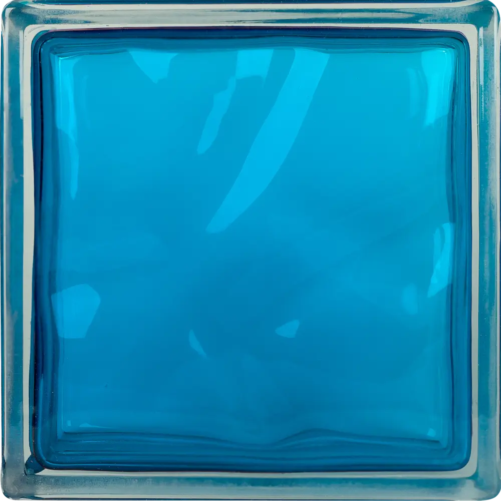 Стеклоблок Богема Волна цвет ярко-синий VITRABLOCK STLM-2144443 - Вид №2