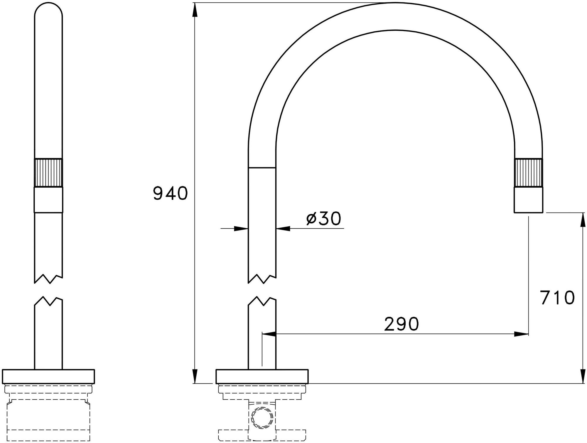 RUBINETTERIE STELLA Напольный смеситель для ванны Sirius sun-id-1385399 - Вид №3