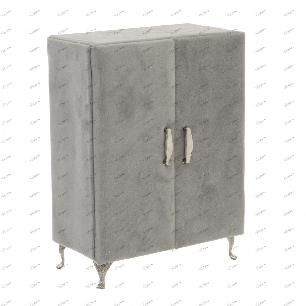 Шкатулка серого цвета TO4ROOMS  212855 Серый 