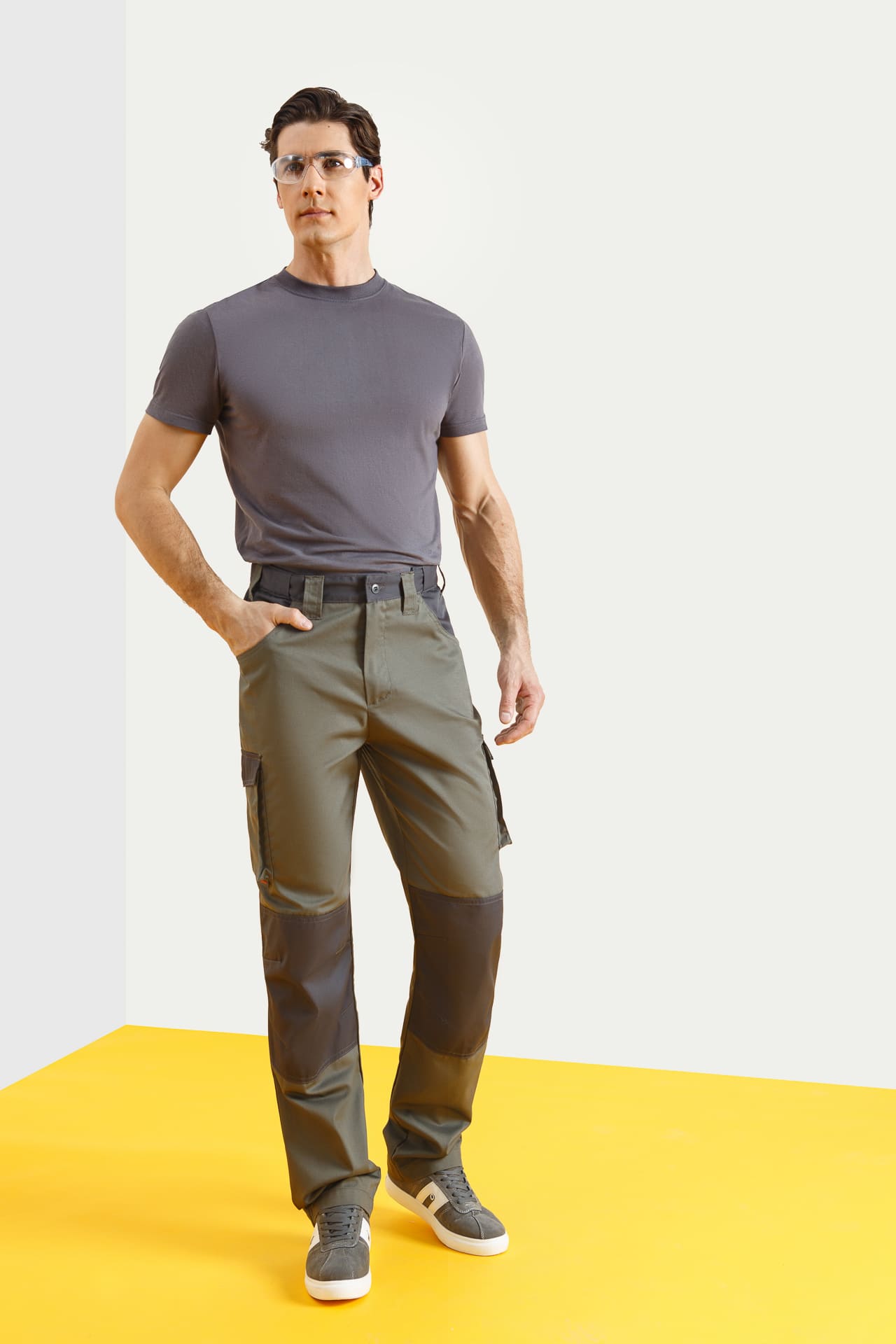 4974820 Костюм  NEW серый хаки графит STATUS  Летняя спецодежда  размер 60-62/170-176  - Вид №8