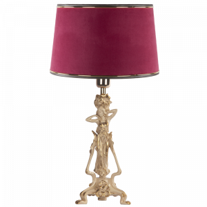 32064,34057 Настольная лампа Флора Айвори Тюссо Амарант BOGACHO