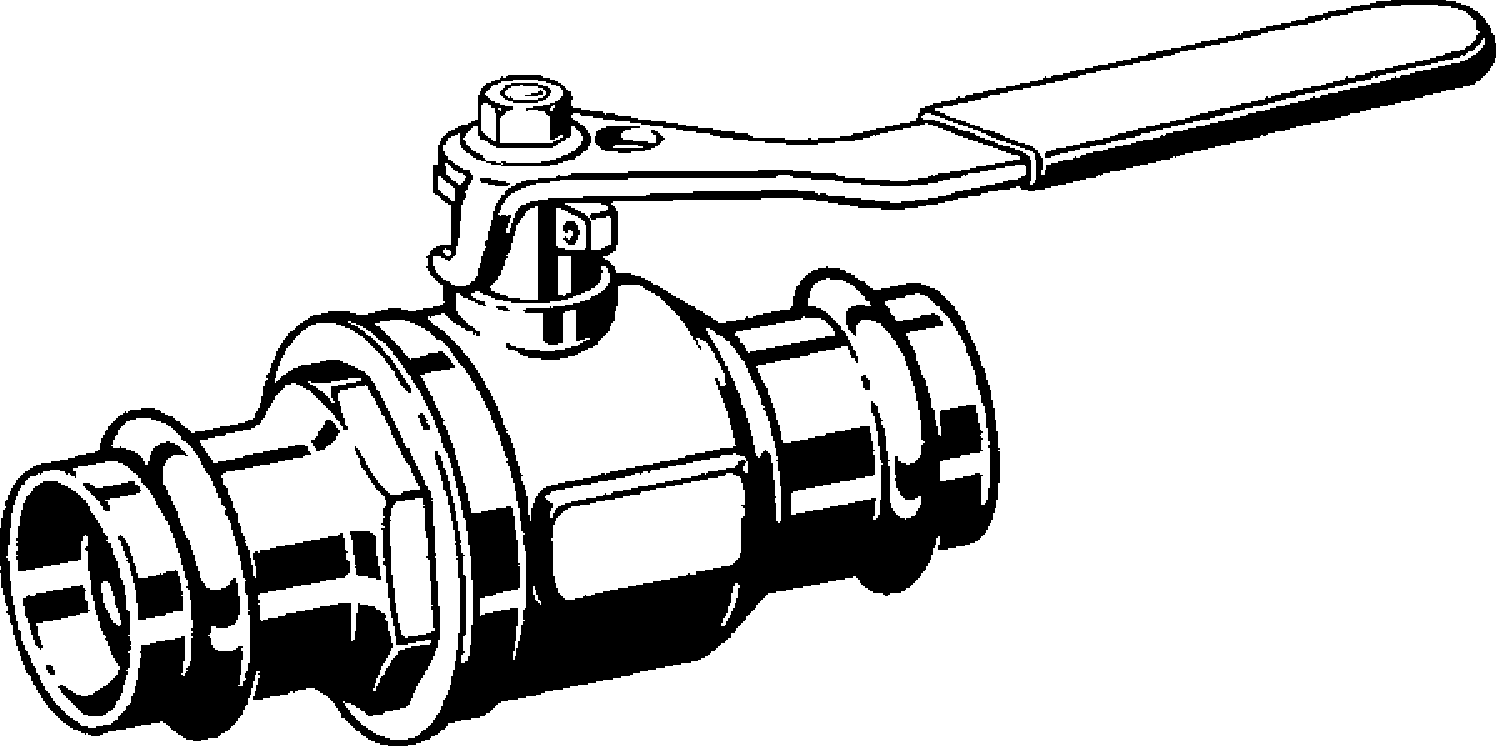 Viega Газовый шаровой кран Profipress G 2670 (492854) 492 854 - Вид №1