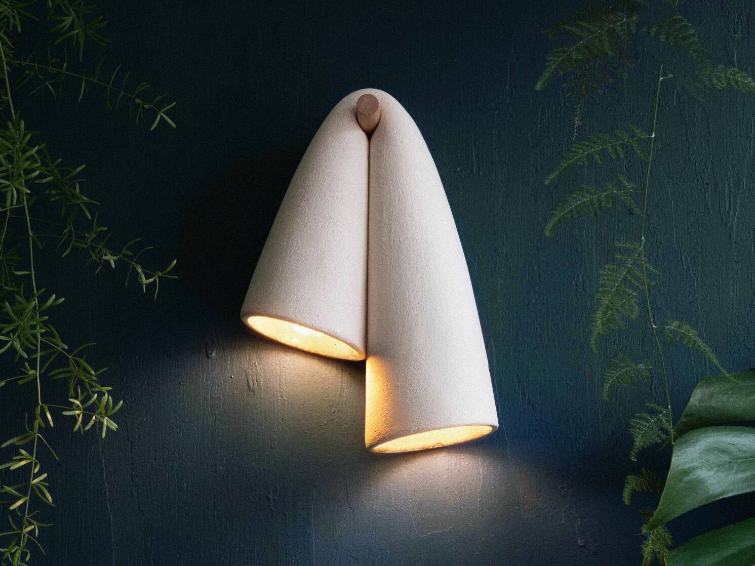Светодиодный настенный светильник ручной работы из глины LO Contemporary MELO SCONCE ARCH-00121433 - Вид №1
