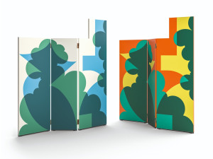 Тамбированный деревянный экран