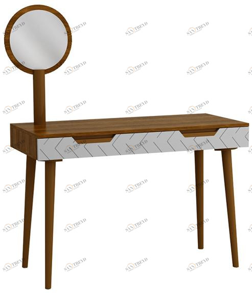 1438 Стол туалетный Сканди Грей R-HOME 4003454h_Грей + 400345h_Грей