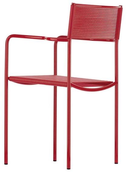 Alias Штабелируемый стул из стали и пвх с подлокотниками Spaghetti sun-id-1384065 - Вид №1