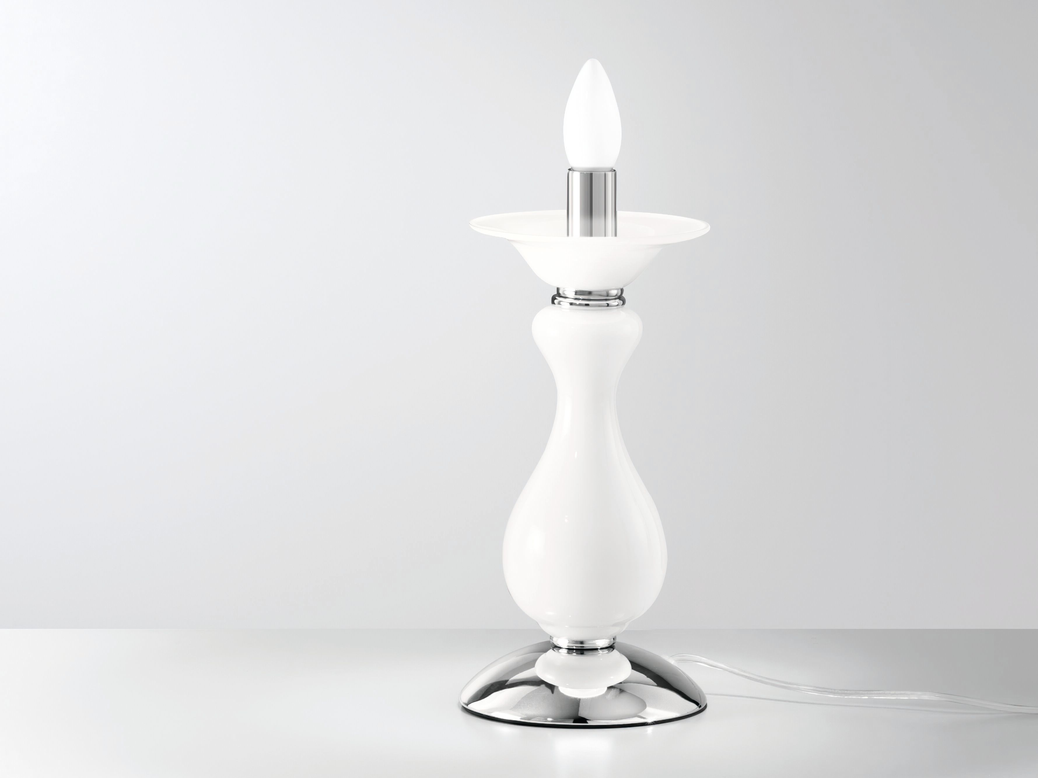 Настольная лампа из дутого стекла Fan Europe Lighting дизайн окружающего света ARCH-00145578 - Вид №1