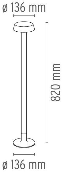 Flos Светодиодный алюминиевый столбик Outdoor collection - bollard sun-id-1357016 - Вид №6