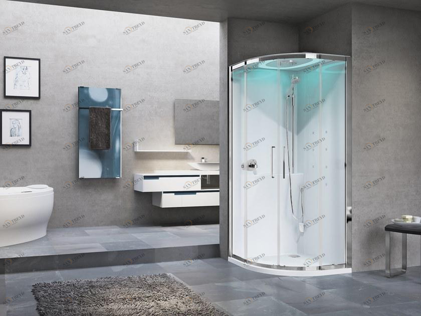 NOVELLINI Полукруглая многофункциональная душевая кабина Eon sun-id-1394404