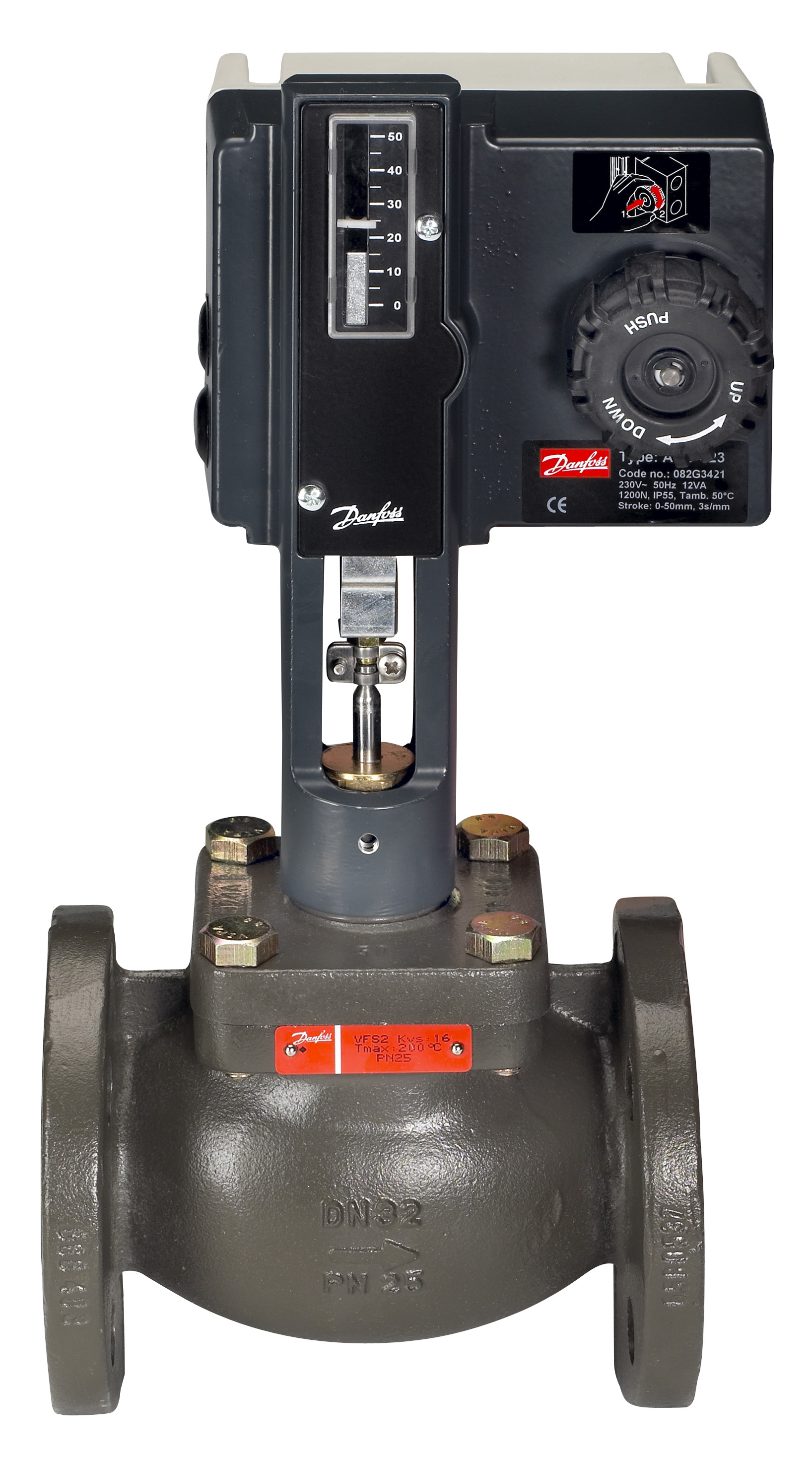 Danfoss Клапан регулирующий VFS 2 фланцевый Клапан двухходовой VFS 2 Ду 40 065B1540  - Вид №14