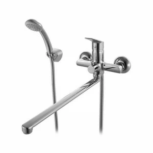 NELSBLCM10 Смеситель для ванны с длинным изливом с керамическим дивертором Milardo Nelson