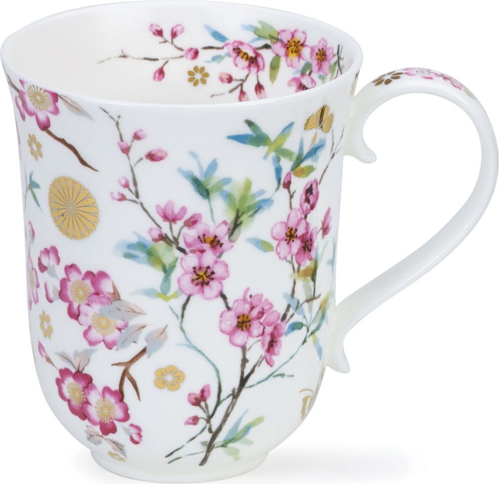 10649522 Dunoon Кружка Dunoon "Сакура.Бремор" 330мл Фарфор костяной 