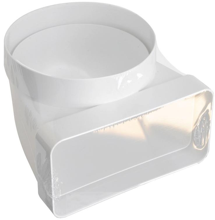 First Corporation Вертикальный изгиб в абс из круглой и прямоугольной трубы La ventilazione Cgv126b - Вид №2