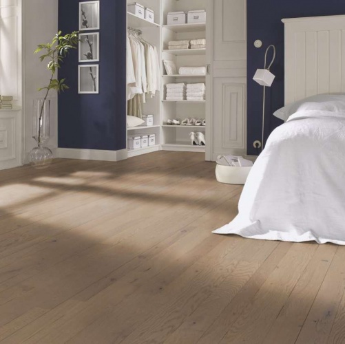 Паркетная доска Meister PС 400 Style Античный серый 8266 Дуб Рустик с брашью (Текстурированная) 2400х255 мм 2300200055 - Вид №8