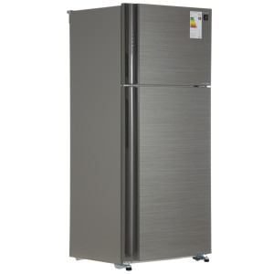 1053503 Холодильник с морозильником   Sharp SJXP59PGSL серебристый