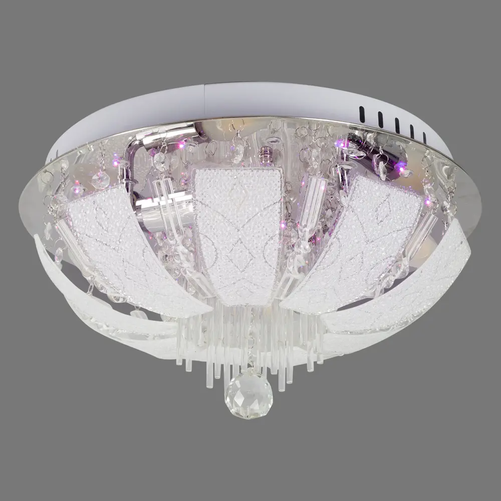Люстра хрустальная подвесная Пари 4xE14x60 Вт, LED, металл/стекло, цвет хром 14089624 STLM-2074334 WINK  - Вид №8