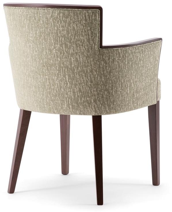 Tirolo Стул из массива дерева и ткани с подлокотниками London 016 sa - Вид №4