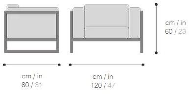Sachi Кресло с обивкой из ткани с подлокотниками Spikes sun-id-1431966 - Вид №5
