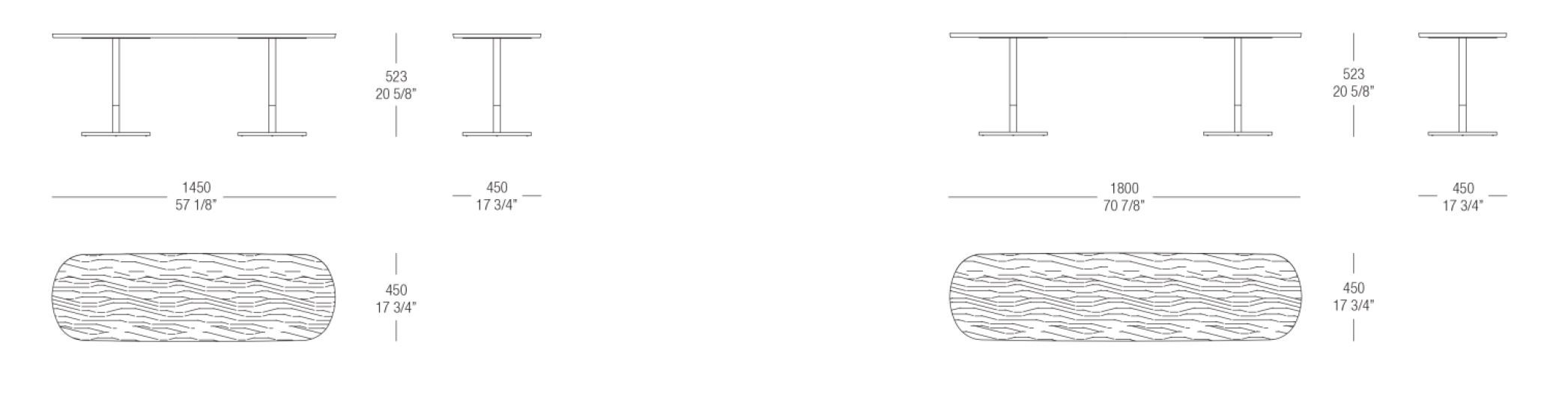 Деревянная овальная консоль MisuraEmme STILETTO ARCH-00052481 - Вид №6