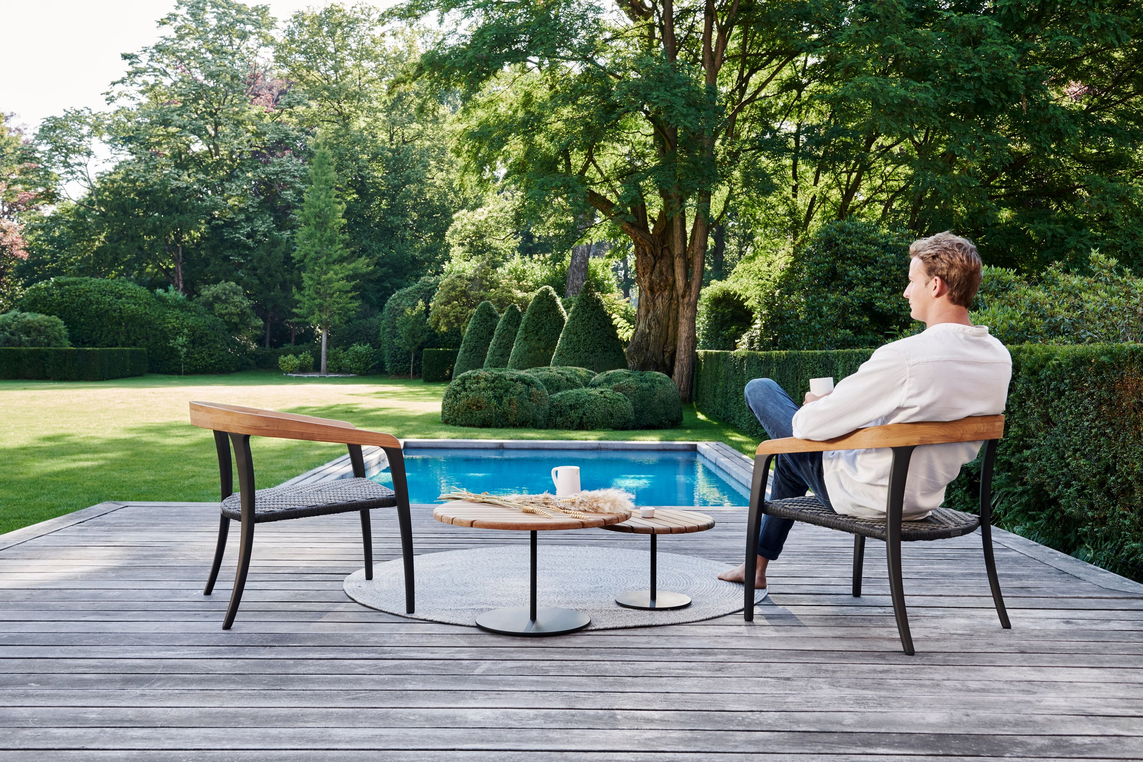 Олефиновое садовое кресло с подлокотниками Royal Botania Jive ARCH-00012735 - Вид №1