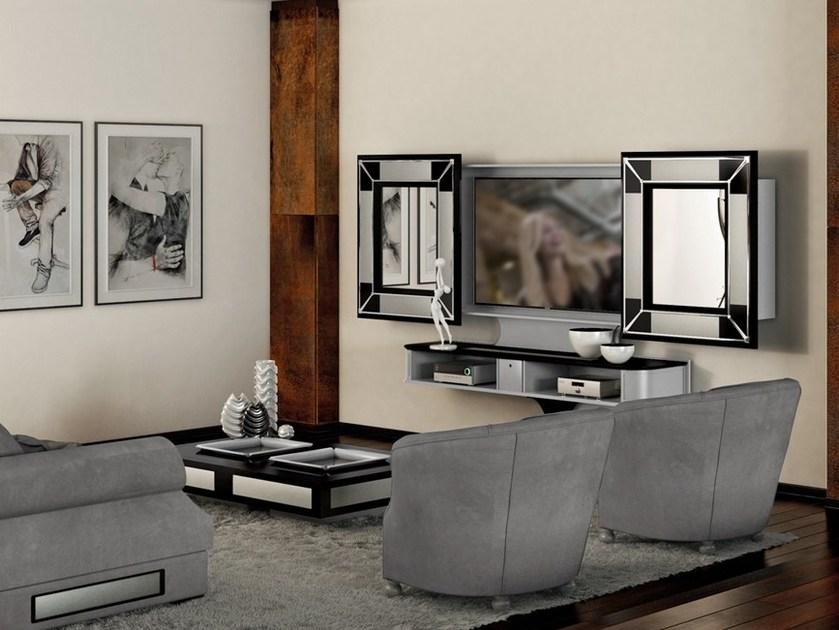 Vismara Design Моторизованная лакированная тумба под ТВ с раздвижными дверцами Desire sun-id-1495325 - Вид №2