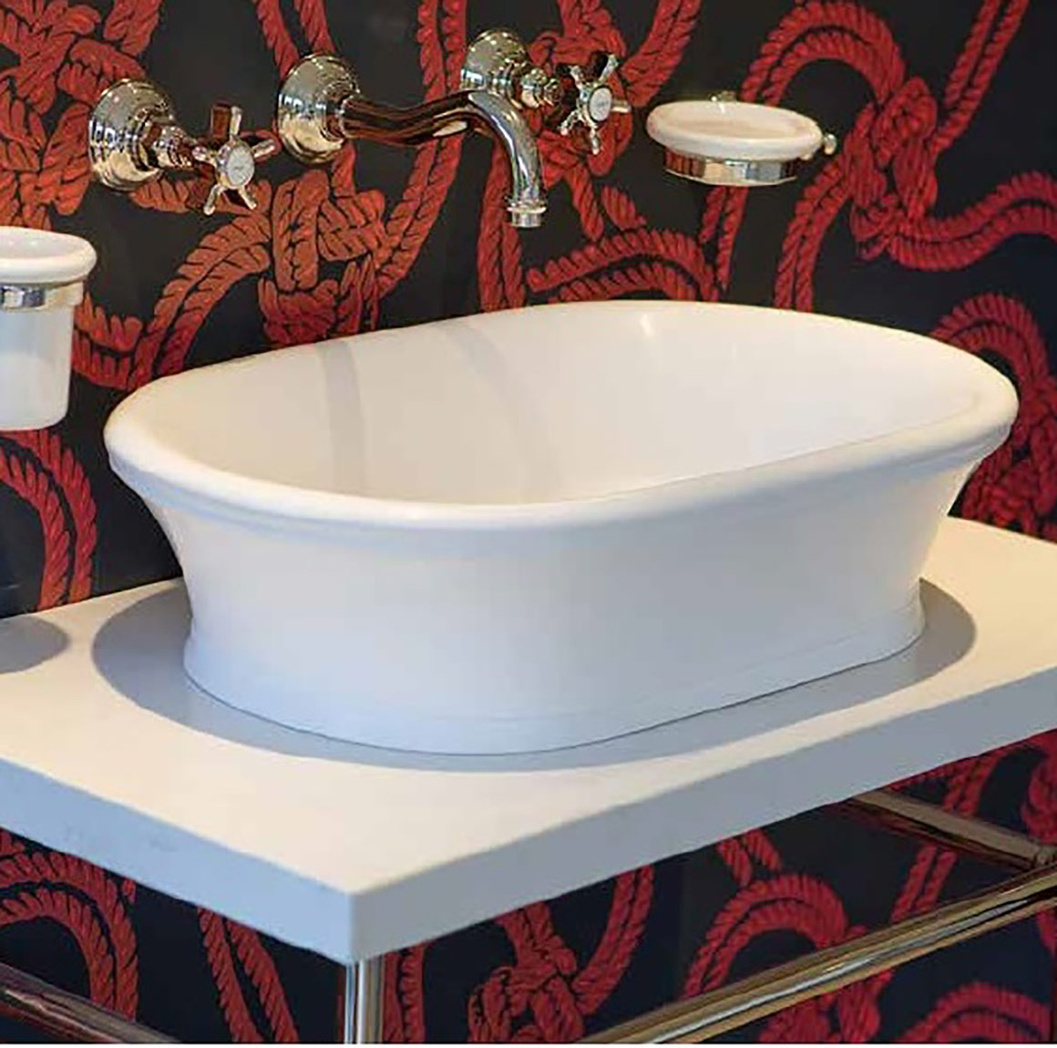 1427 ** 18 Смеситель для умывальника с поворотным изливом Nicolazzi Series Traditional  - Вид №5