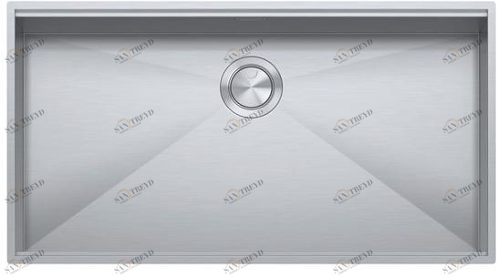 1qa841i Встроенная раковина под столешницу овальная Barazza Flexi