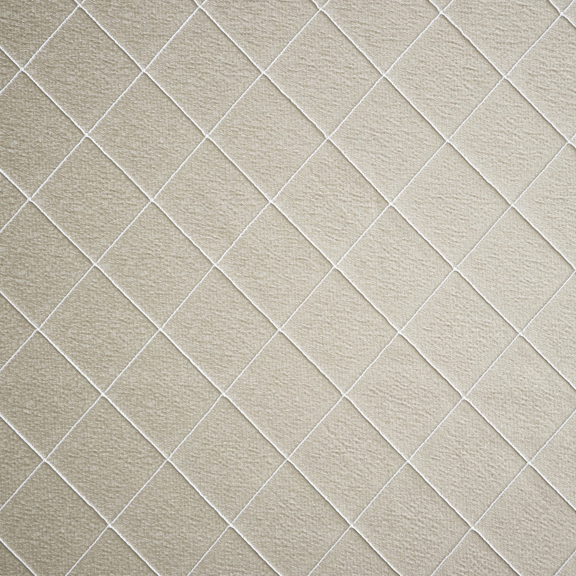 86115670 Штора на ленте для кухни "Жак Ромб" 135x180 см цвет золотой Santreyd  - Вид №1