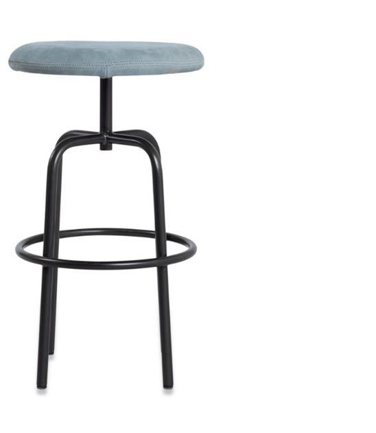 Jess Высокий кожаный табурет с подставкой для ног Zipp sun-id-1490803 - Вид №2