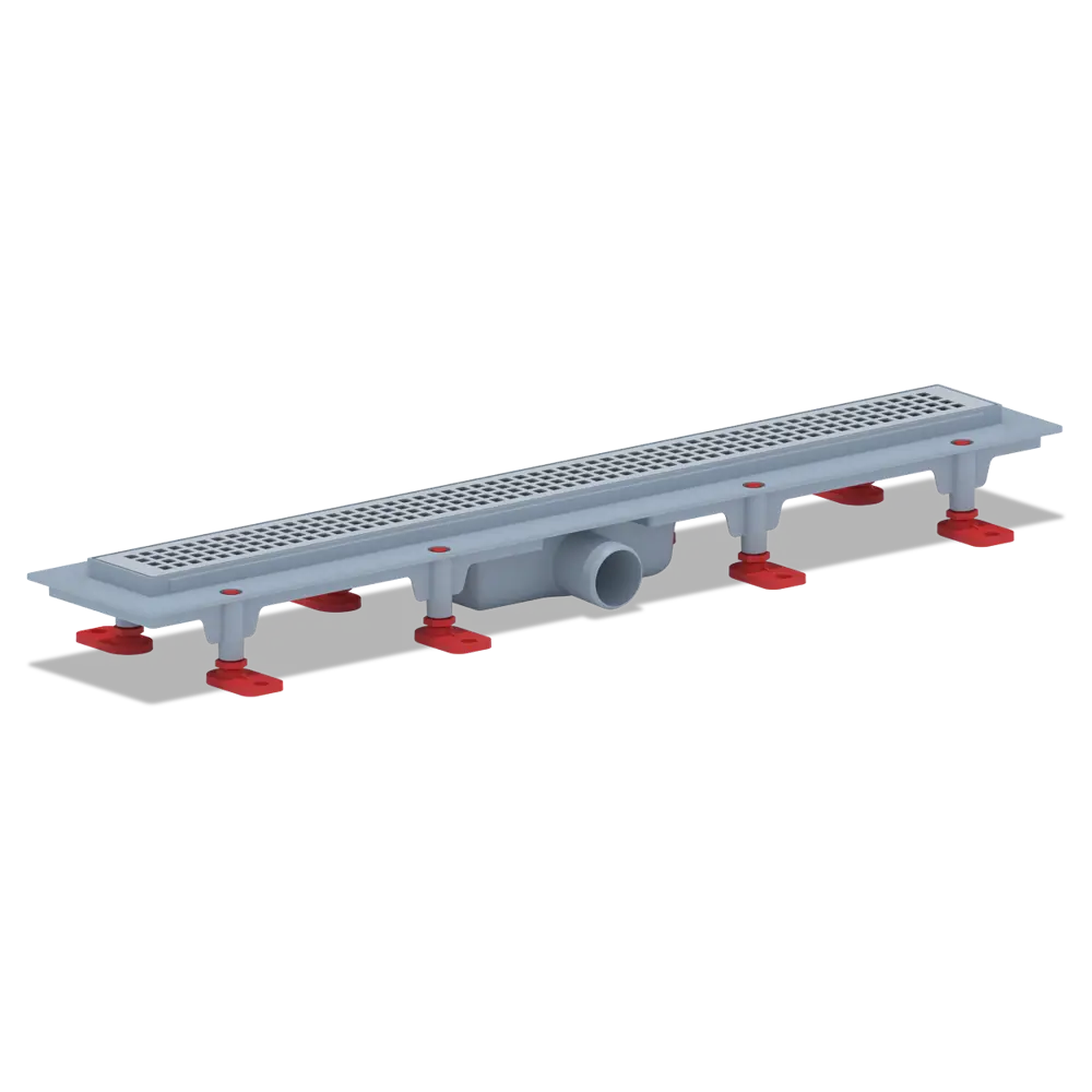 Трап для душа Equation комбинированный затвор 650x62 мм пластик цвет серый/серебристый STLM-2003166