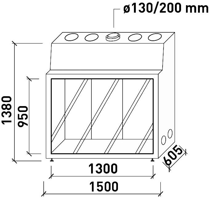 Metalfire Закрытый газовый камин Avenue sun-id-1412873 - Вид №12