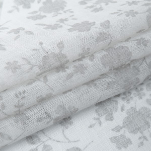 85486209 Тюль 1 м/п Цветы лен 280 см цвет белый STLM-0063115 TEX REPUBLIC