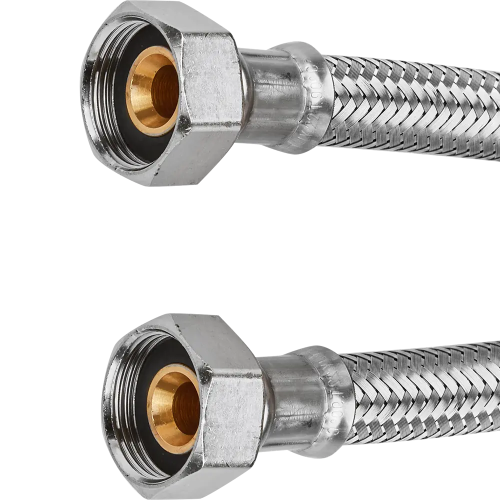 Гибкая подводка для воды Uni-Fitt 3/4" гайка - гайка 200 см STLM-2121113 - Вид №1