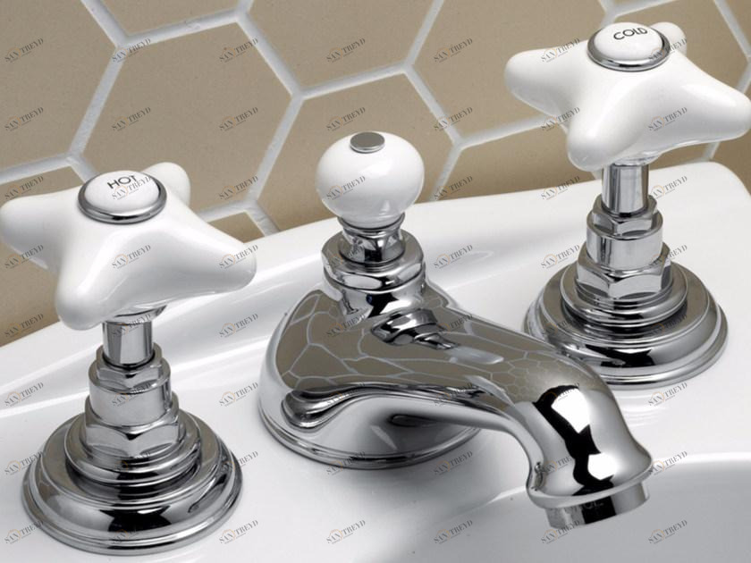 Devon&Devon Смеситель для биде с 3 отверстиями White rose sun-id-1496240