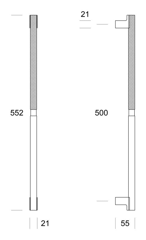 Латунная ручка Ento стержень ARCH-00117103 - Вид №5