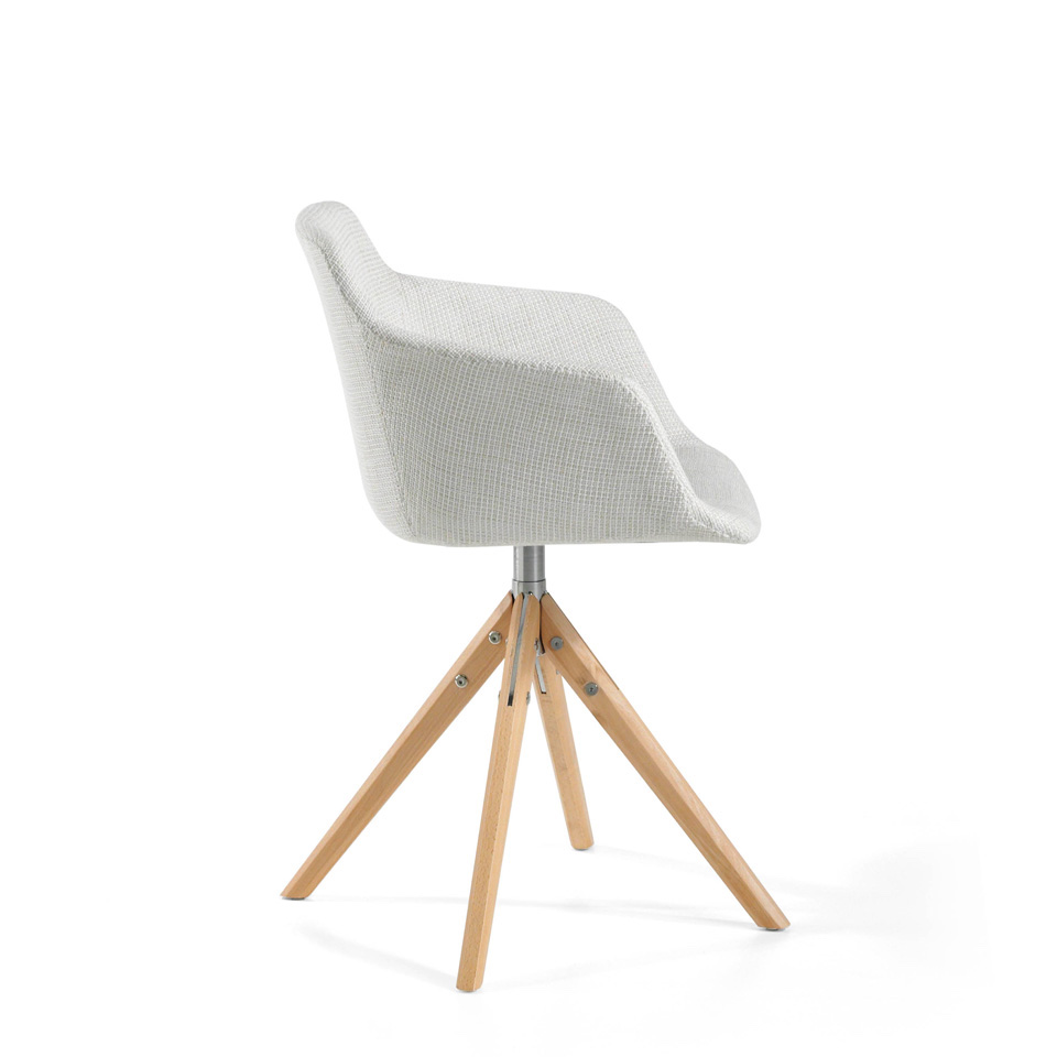 Кресло поворотное DC-S084A от Angel Cerda ANGEL CERDA ДИЗАЙНЕРСКИЕ 321431 Белый  - Вид №1