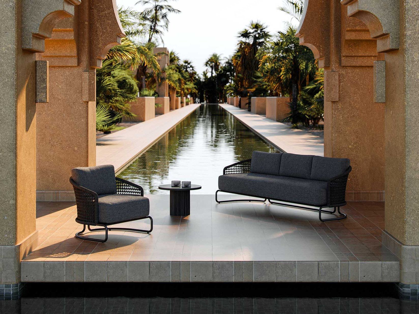 3-местный садовый диван SNOC Pigalle ARCH-00036340 - Вид №6