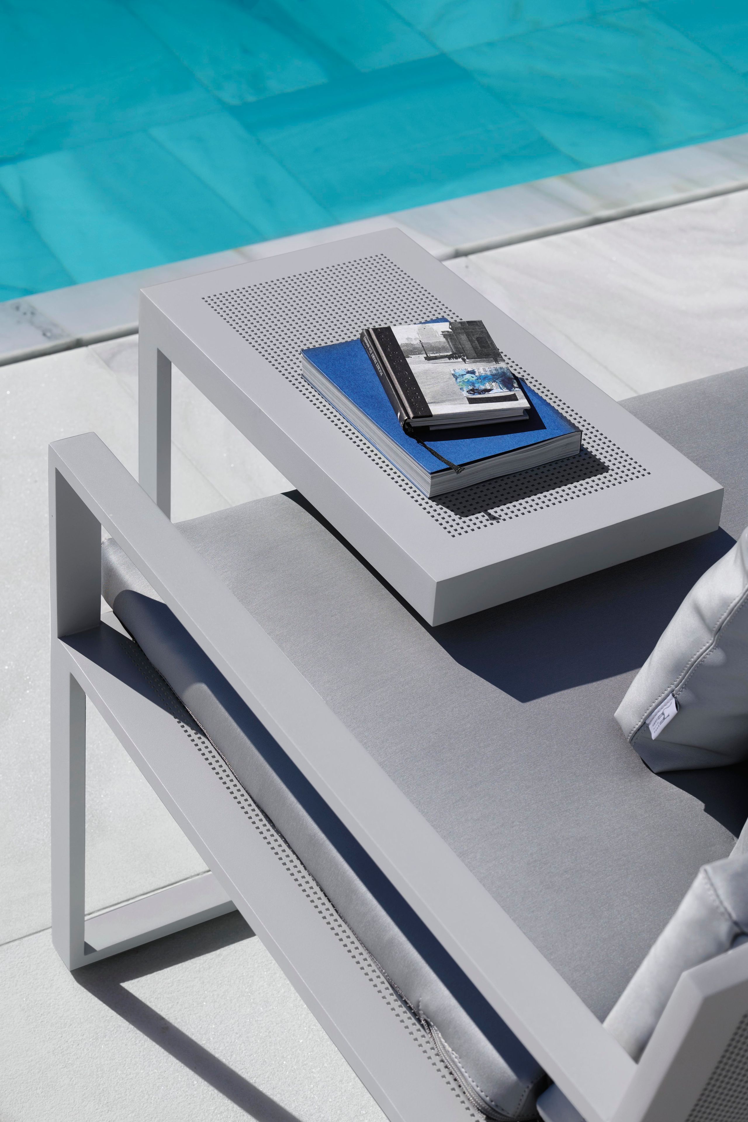 Алюминиевый прямоугольный стол для сада с термокрытием GANDIABLASCO Blau ARCH-00126945 - Вид №1