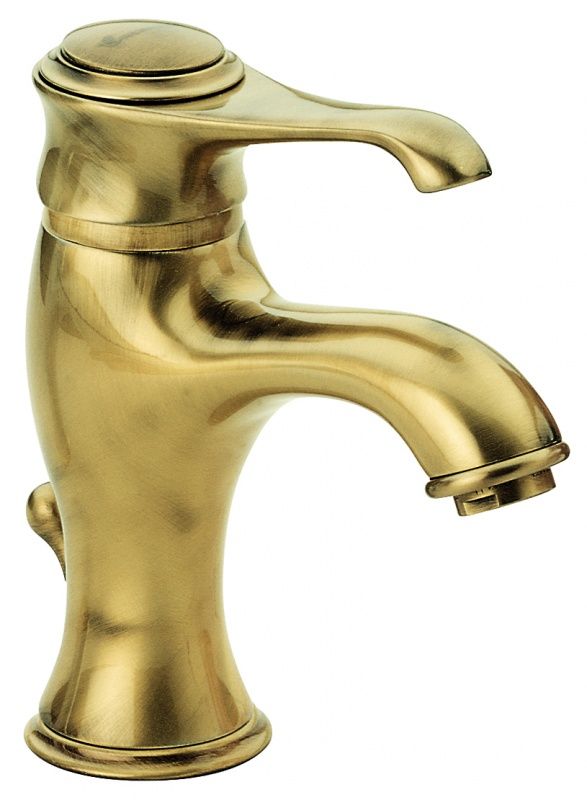 6003BR Смеситель Tiffany с донным клапаном для раковины, цвет бронза EMMEVI