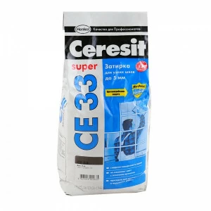 Затирка №16 Super CE 33 графит 2кг CERESIT 48 592