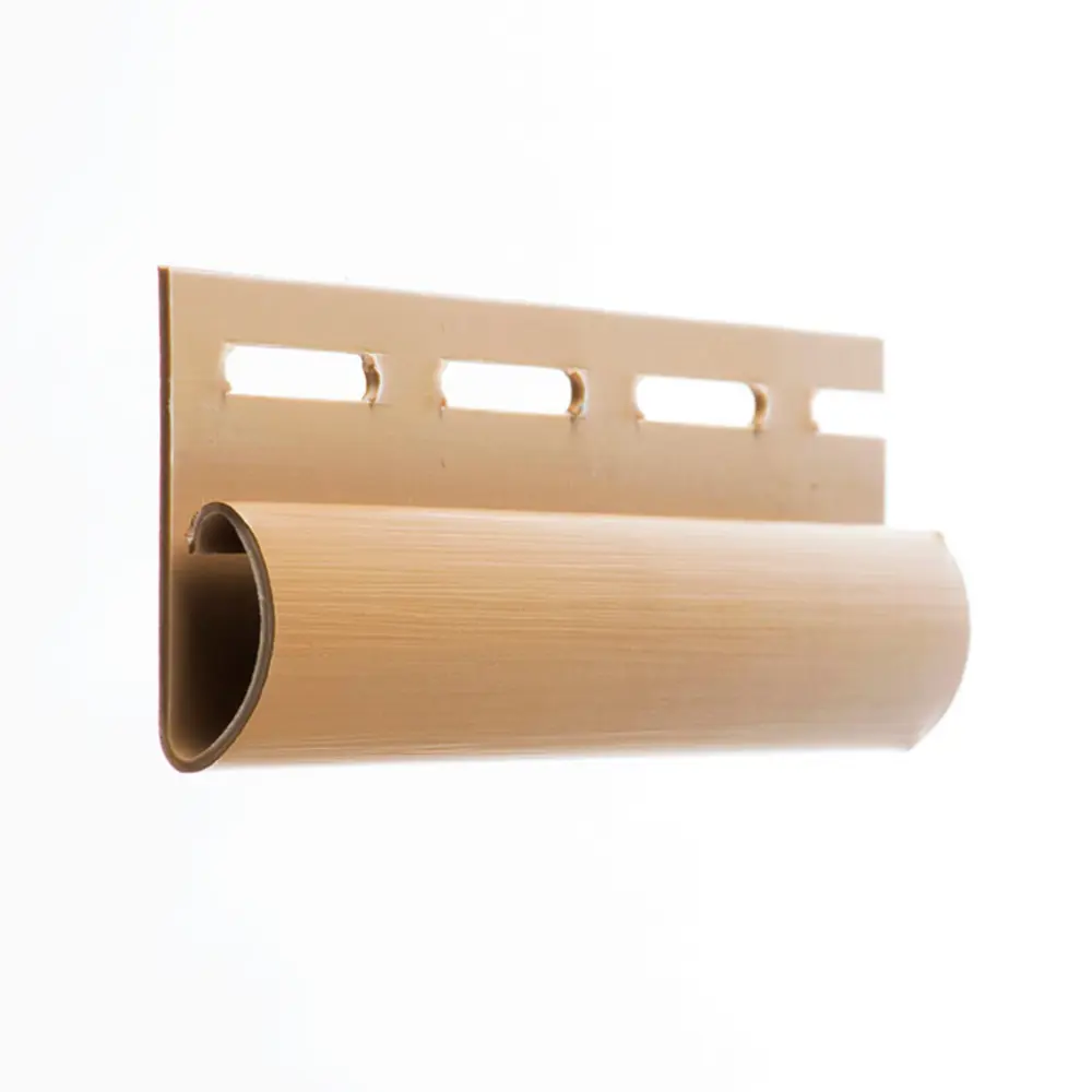 Финишная планка для сайдинга 3 м цвет светло-бежевый FINEBER STLM-2076563