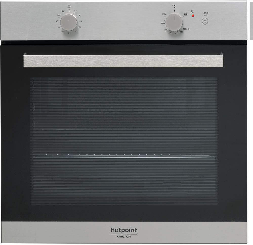 GA3 124 IX HA Встраиваемая газовая духовка hotpoint- ariston/ газ, 59.5 х 59.5 x 55, газовая, электрический гриль, 2 программы, механический таймер, нержавеющая сталь Hotpoint-Ariston Santreyd 