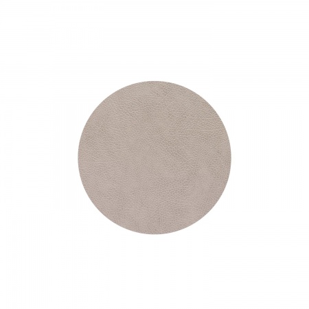 990230 HIPPO warm grey подстановочная салфетка круглая, диаметр 24 см, толщина 1,6 мм;LIND DNA 