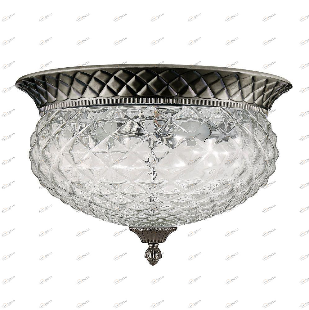 Потолочный светильник Crystal Lux Hola PL Antiqe Bronze CRYSTAL LUX ПОД СТАРИНУ 073974 Прозрачный;серебро 