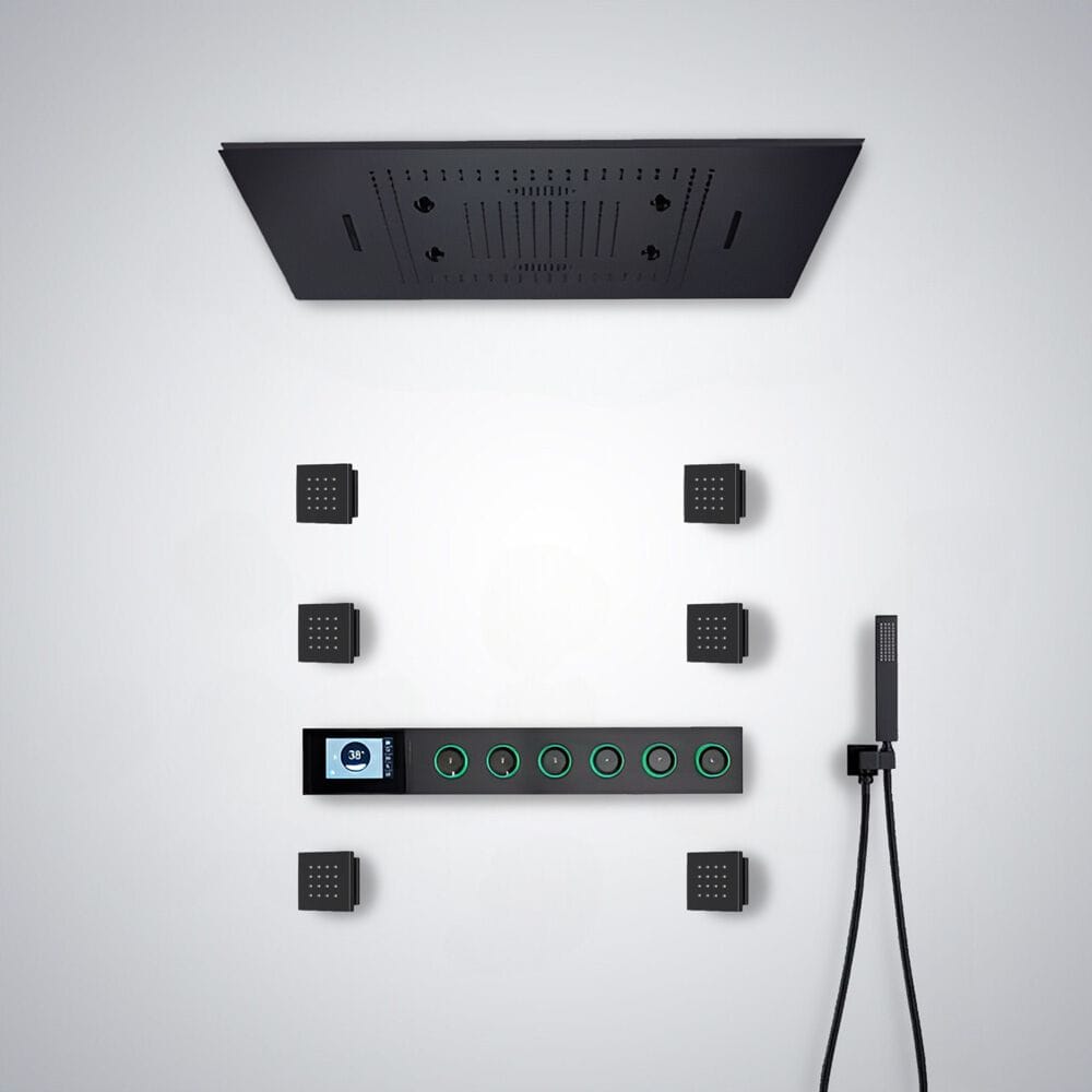 Светодиодный термостатический встраиваемый набор для душа Fontana Showers YECLA ARCH-00147813 - Вид №1