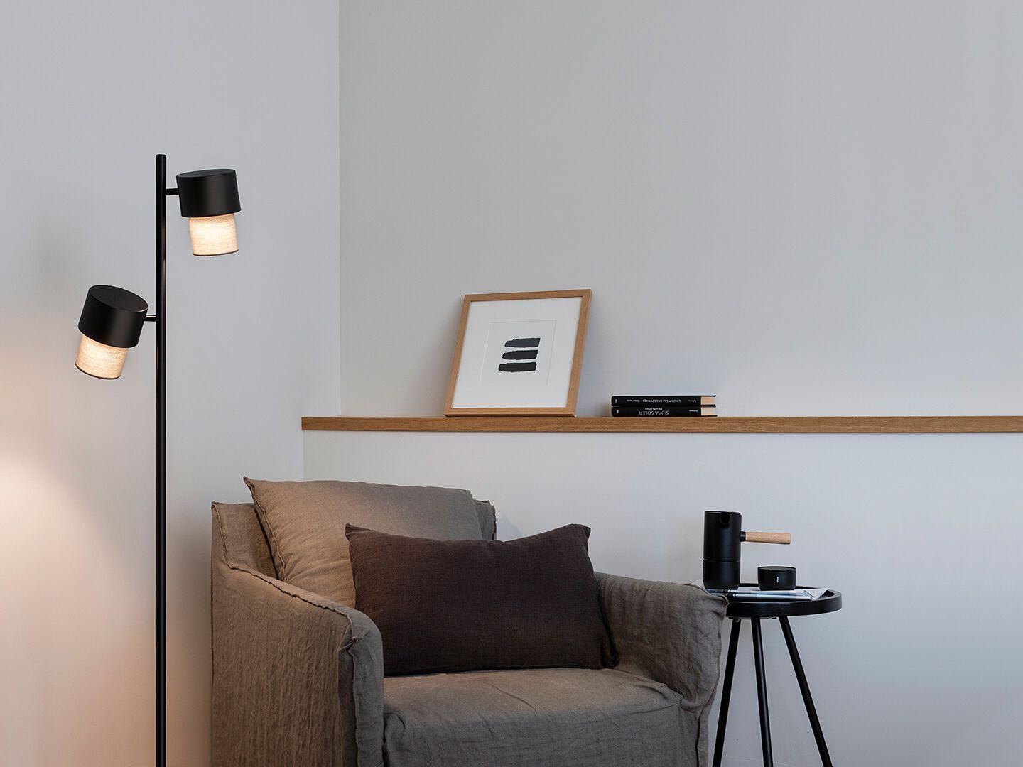 Регулируемая металлическая светодиодная напольная лампа luxcambra Kan ARCH-00144071 - Вид №6