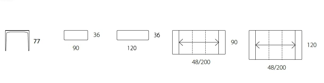 Стационарная и выдвижная консоль RIFLESSI ARCH-00092639 - Вид №3