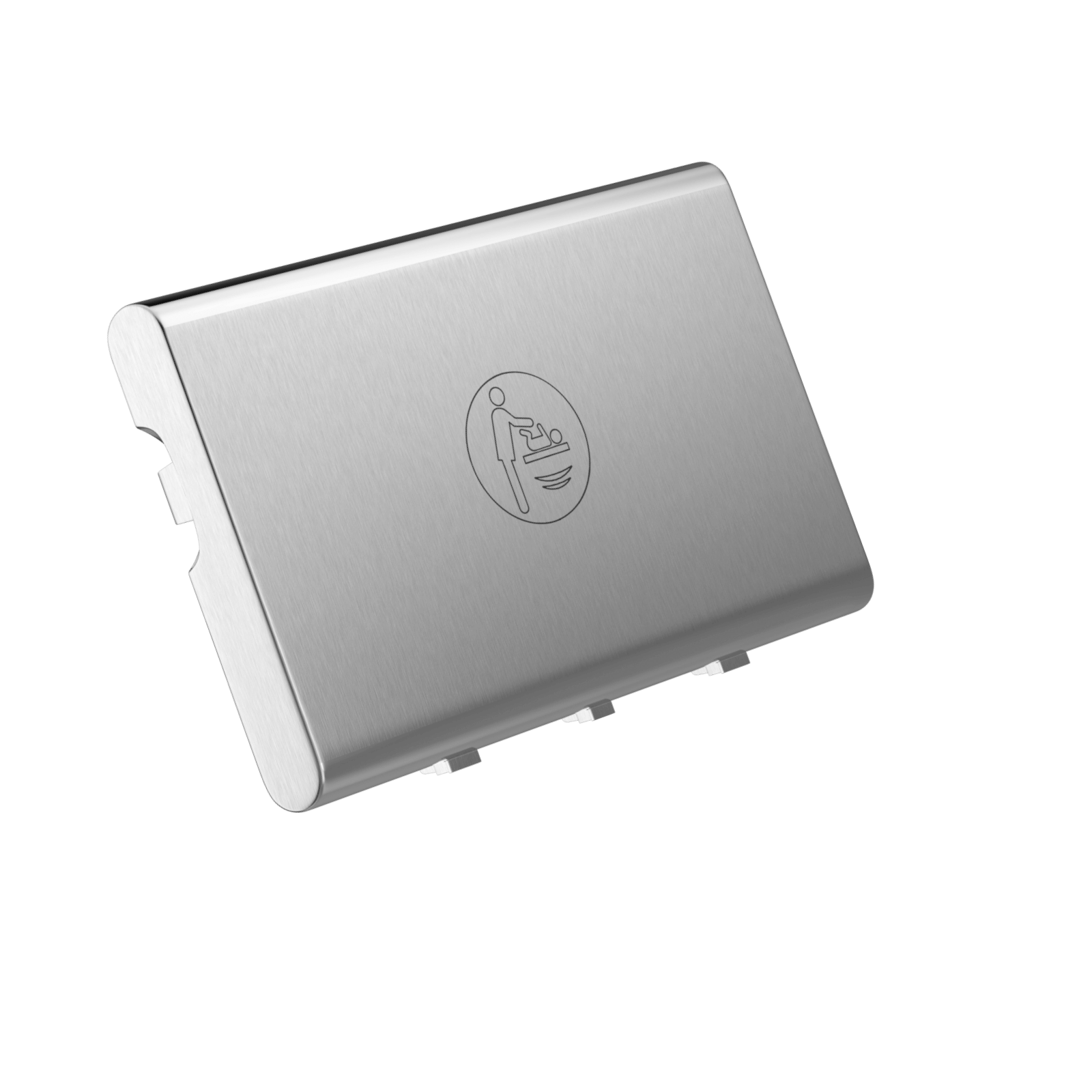 A890-N Настенный столик для пеленания из нержавеющей стали Duten 