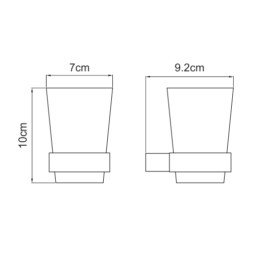 K-7928 Sauer Подстаканник одинарный WasserKRAFT Sauer K-7900  - Вид №2